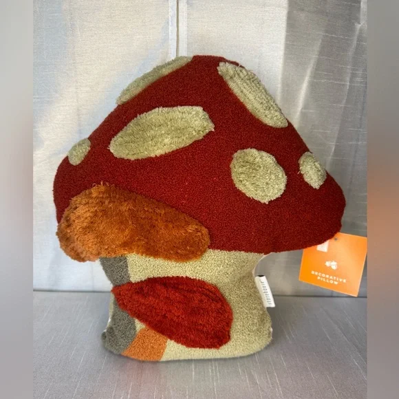 Mushroom Shaped Decorative Pillow - Picture 1 of 4